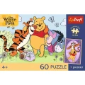 Puzzle Kubuś Puchatek PREMIUM PLUS KIDS Uśmiech i miód 60 el. Trefl (17437)