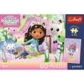 Puzzle Gabby PREMIUM PLUS KIDS Gabi i kocie przygody 60 el. Trefl (17431)