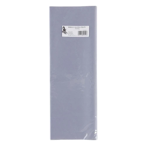 Bibuła gładka szara gładka szara 700mm x 500mm (29)