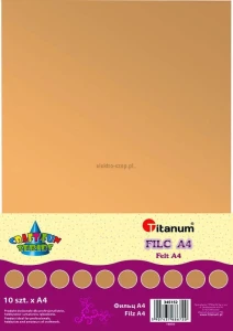 Filc Titanum Craft-Fun Series kolor: cielisty 10 ark. (345152)