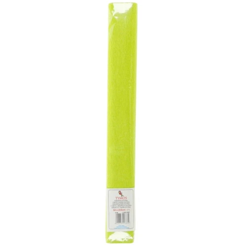 Bibuła marszczona Tymos marszczona 116 zielona jasna 500mm x 2000mm