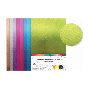 Arkusz piankowy Interdruk pianka dekoracyjna NC-012 kolor: mix 8 ark. (IPIANC012)