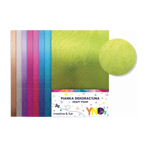 Arkusz piankowy Interdruk pianka dekoracyjna NC-012 kolor: mix 8 ark. (IPIANC012)