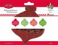 Ozdoba filcowa Titanum Craft-Fun Series bombka filcowa 6 szt (5693b)