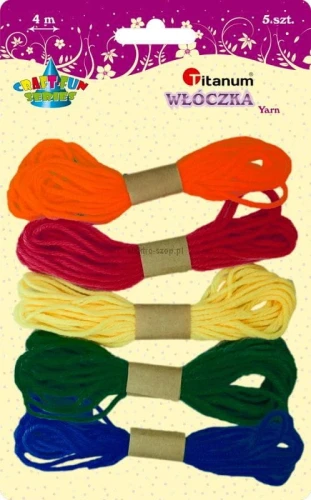 Włóczka Titanum Craft-Fun Series 5x4m 5 kol. (set1)