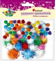 Pompony Titanum Craft-Fun Series brokatowe mix 80 szt (361537)