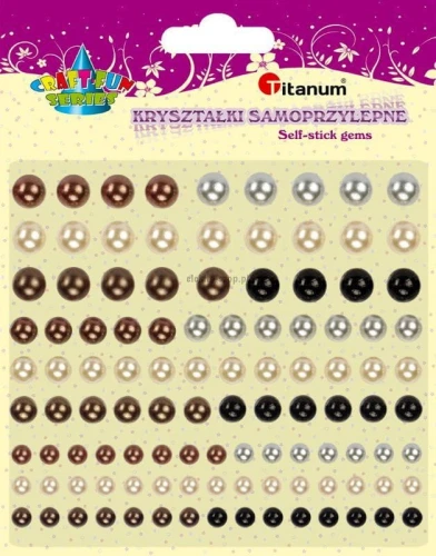 Perełki Titanum Craft-Fun Series samoprzylepne mix (1928)