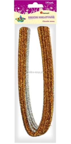 Drucik Titanum Craft-Fun Series kreatywny kolor: złoty/srebrny 14 szt (283061)