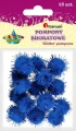 Pompony Titanum Craft-Fun Series brokatowe chabrowy 15 szt (338548)