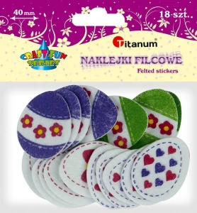 Naklejka (nalepka) Titanum Craft-Fun Series Pisanka (E33)