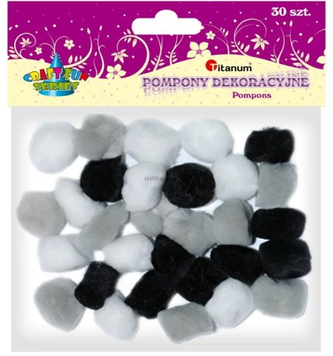 Pompony Titanum Craft-Fun Series mix 30 szt (283068)