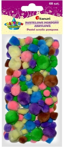 Pompony Titanum Craft-Fun Series mix 68 szt (0123)