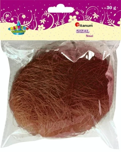 Sizal Titanum Craft-Fun Series brązowy 30g