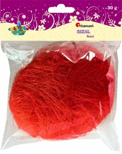Sizal Titanum Craft-Fun Series czerwony 30g (363113)