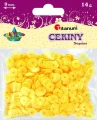 Cekiny Titanum Craft-Fun Series okrągłe żółte 14g (LO60)