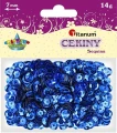 Cekiny Titanum Craft-Fun Series okrągłe granatowe 14g (CM6DB)