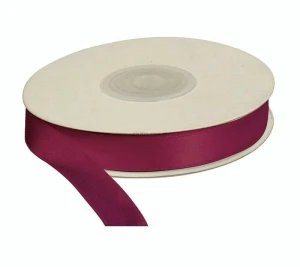 Wstążka Titanum Craft-Fun Series satynowa 12mm bordowa 25m (311970)