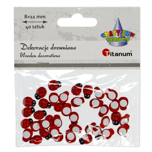 Ozdoba drewniana Titanum Craft-Fun Series biedronki (WDC640)