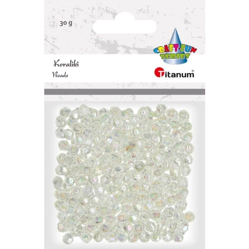Koraliki kreatywne Titanum Craft-Fun Series białe (18064)