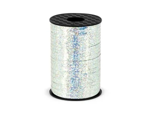 Wstążka Partydeco 5mm srebrna 225m (PRH5-018)