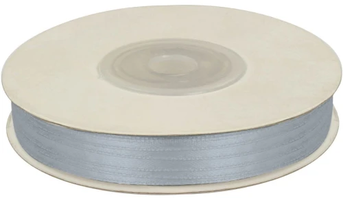 Wstążka Titanum Craft-Fun Series satynowa 30mm srebrny 50m (TS3-018)