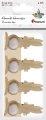 Ozdoba drewniana Titanum Craft-Fun Series klamerki króliczki (22BR0831-4)