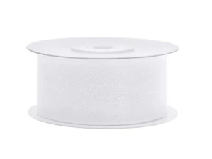 Tasiemka Partydeco szyfonowa, biały, 38mm/25m - biała (TSZF38-008)