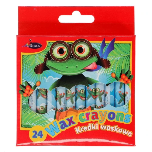 Kredki świecowe Rexus 24 kol. (603544)
