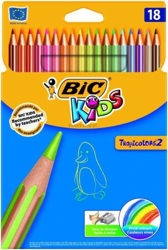 Kredki ołówkowe Bic Kids Tropicolors 2 18 kol 18 kol. (832567)