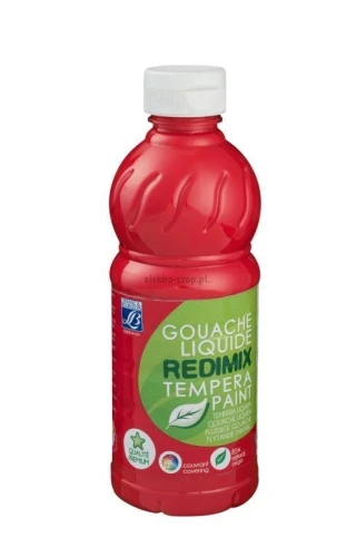 Farba tempera Lefranc&amp;Bourgeois REDIMIX kolor: czerwony 500ml 1 kolor. (188005)