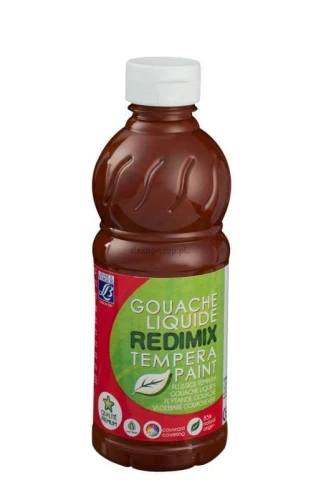 Farba tempera Lefranc&amp;Bourgeois REDIMIX kolor: brązowy 500ml 1 kolor. (188015)