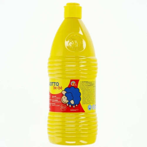 Farba tempera Giotto Be-Be kolor: żółty 1000ml 1 kolor. (467502)