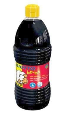 Farba tempera Giotto Be-Be kolor: czarny 1000ml 1 kolor. (467524)