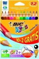 Kredki ołówkowe Bic Kids Ecolutions Evolution Triangle 12 kol 12 kol. (887146)