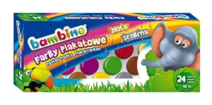 Farby plakatowe St.Majewski kolor: mix 10ml 24 kolor. (5903235002885)