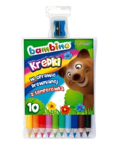 Kredki ołówkowe St.Majewski Bambino 10 kol.