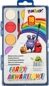 Farby akwarelowe Fun&Joy 18 kolorów