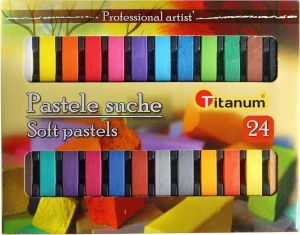Pastele suche Titanum 24 kol.