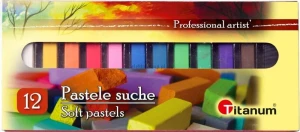 Pastele suche Titanum 12 kolorów