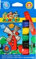 Farby plakatowe Flamingo wykręcane, w sztyfcie kolor: mix 6 kolor. (FS6R)