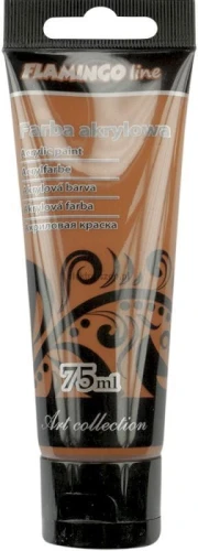 Farba akrylowa Flamingo Line kolor: brązowy jasny 75ml (085)