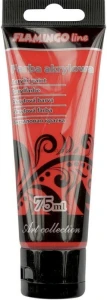 Farba akrylowa Flamingo Line kolor: czerwony 75ml (027)
