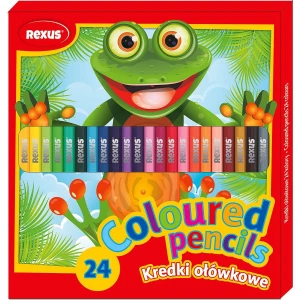 Kredki ołówkowe Rexus 24 kol. (603541)