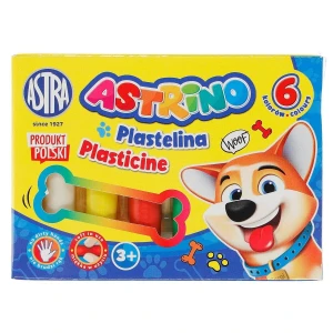 Plastelina Astrino 6 kol. mix (303221001)