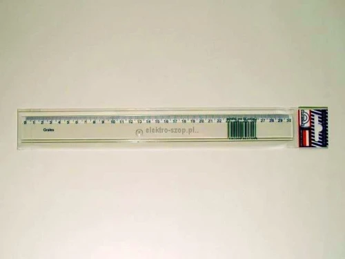 Linijka plastikowa Grales 30cm (L30 bl)