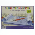 Blok techniczny Wektor kolor A4 mix 160g 10k
