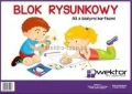 Blok rysunkowy Wektor A3 biały 80g 20k [mm:] 297x420
