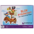 Blok rysunkowy Wektor A3 biały 80g 20k [mm:] 297x420