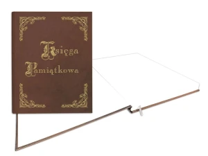 Kronika Warta KSIĘGA PAMIĄTKOWA - beżowy 100k. [mm:] 255x320 (319-033)