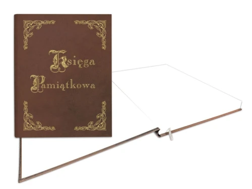 Kronika Warta KSIĘGA PAMIĄTKOWA - beżowy 100k. [mm:] 255x320 (319-033)